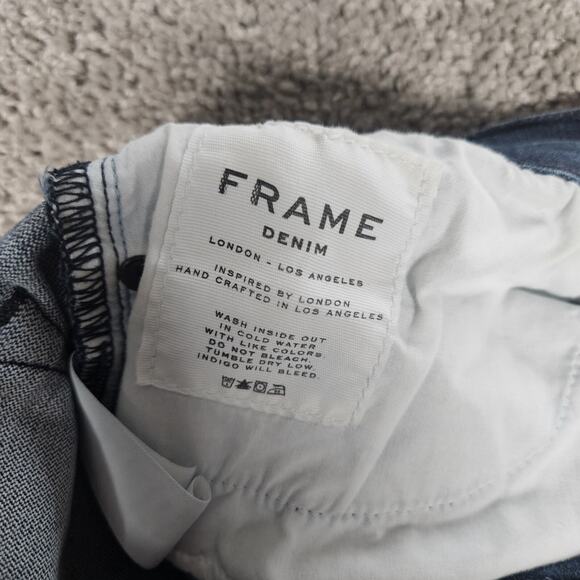 Frame Jeans Womens 29 27X27.5 Blue Le High Skinny Endell Distressed Boho Stretch - Picture 5 of 12